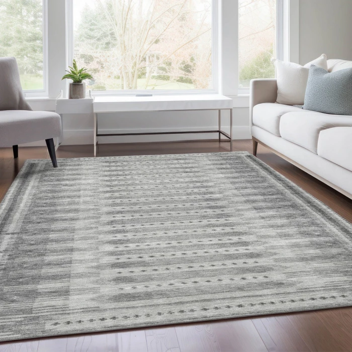 Addison Rugs Chantille Gray ACN1917 9ft. x 12ft. Rect. Rug
