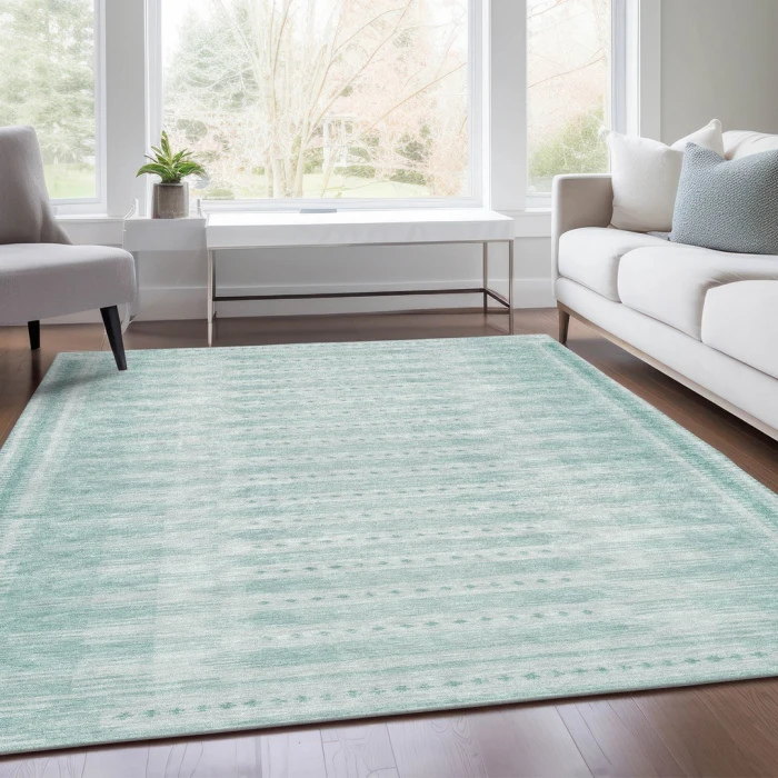 Addison Rugs Chantille Teal ACN1917 5ft. x 7ft.6in. Rect. Rug