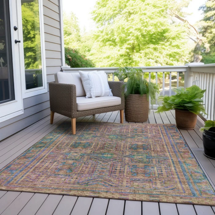 Addison Rugs Chantille Orange ACN1920 9ft. x 12ft. Rect. Rug