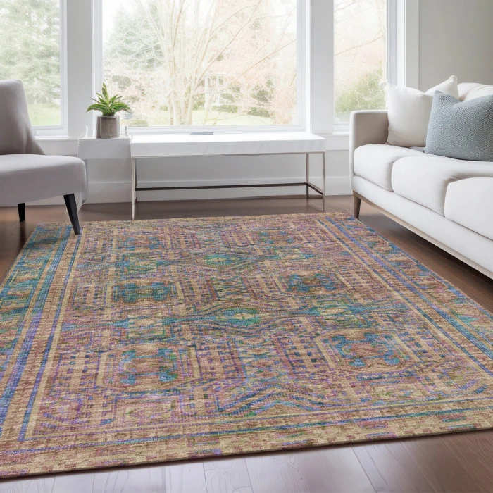 Addison Rugs Chantille Orange ACN1920 9ft. x 12ft. Rect. Rug