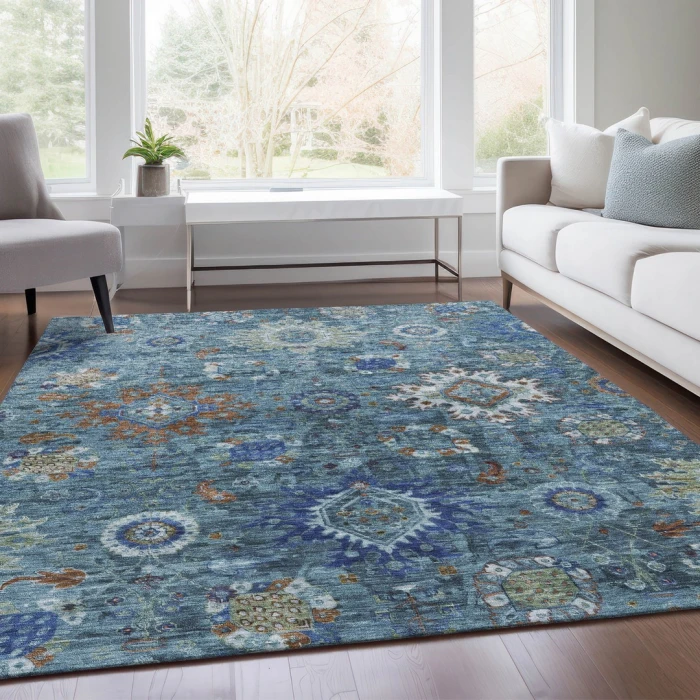 Addison Rugs Chantille Blue ACN1927 5ft. x 7ft.6in. Rect. Rug