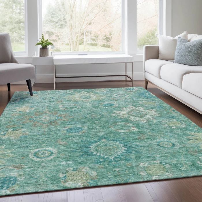 Addison Rugs Chantille Teal ACN1927 5ft. x 7ft.6in. Rect. Rug
