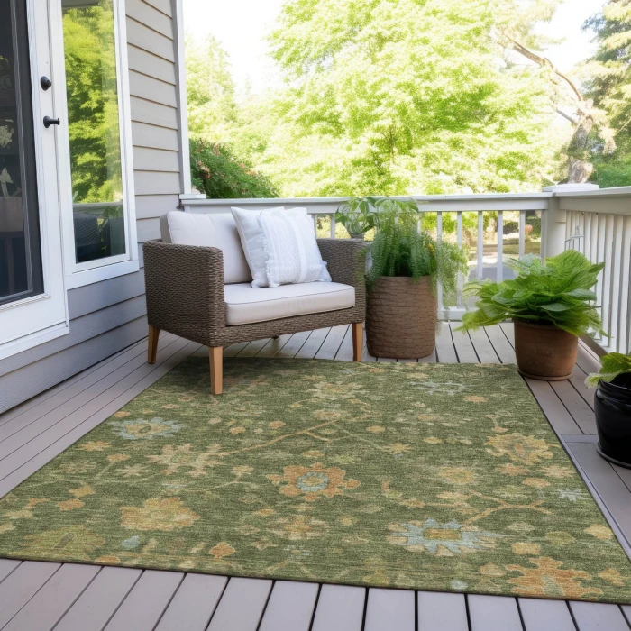 Addison Rugs Chantille Green ACN1930 8ft. x 10ft. Rect. Rug