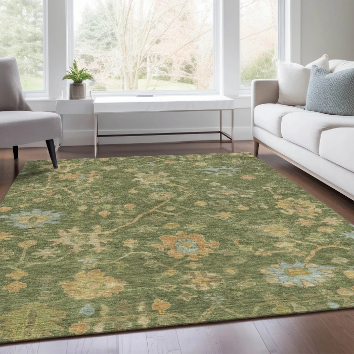 Addison Rugs Chantille Green ACN1930 8ft. x 10ft. Rect. Rug
