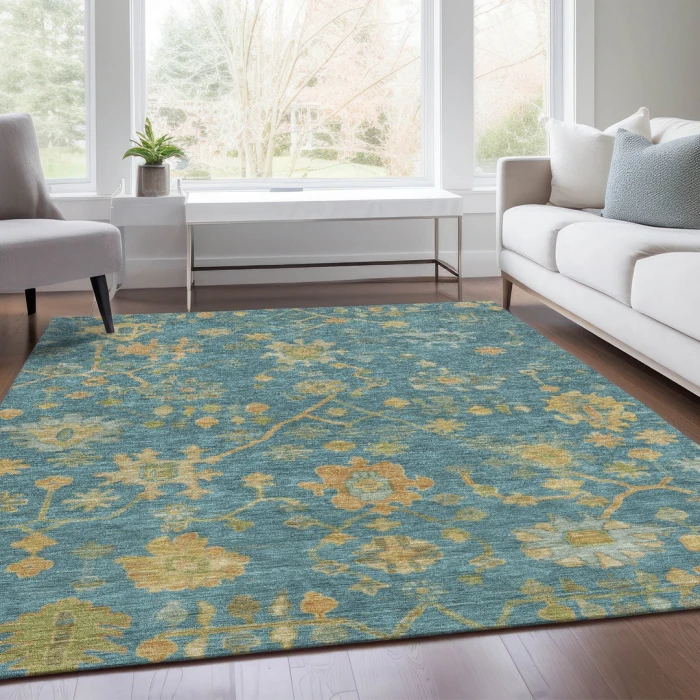 Addison Rugs Chantille Teal ACN1930 8ft. x 10ft. Rect. Rug