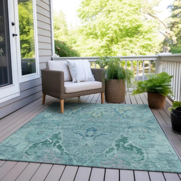 Addison Rugs Chantille Blue ACN1932 9ft. x 12ft. Rect. Rug