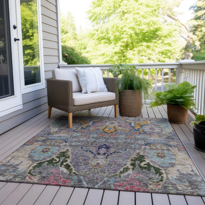 Addison Rugs Chantille Gray ACN1932 5ft. x 7ft.6in. Rect. Rug