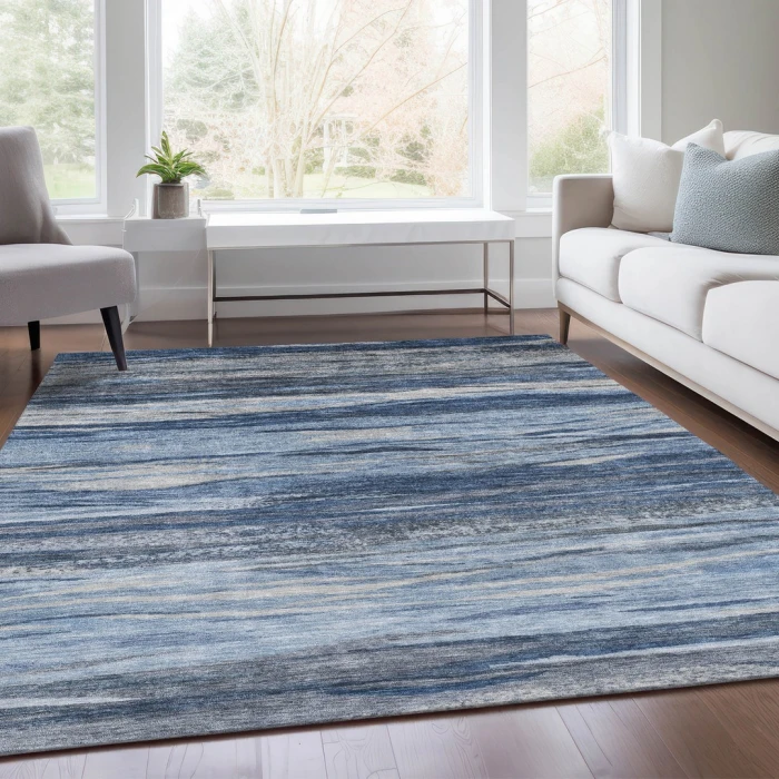 Addison Rugs Chantille Blue ACN1933 9ft. x 12ft. Rect. Rug
