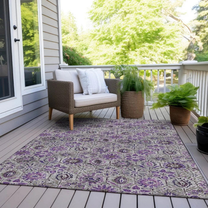 Addison Rugs Chantille Purple ACN1938 8ft. x 10ft. Rect. Rug