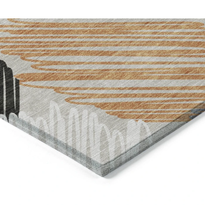 Addison Rugs Chantille Orange ACN1942 5ft. x 7ft.6in. Rect. Rug