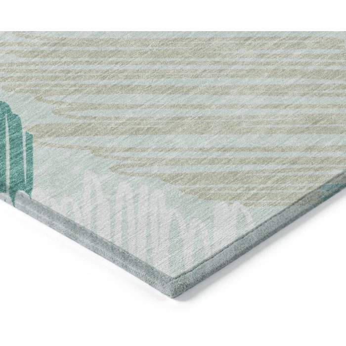 Addison Rugs Chantille Teal ACN1942 5ft. x 7ft.6in. Rect. Rug