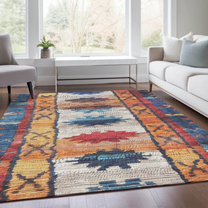 Addison Rugs Chantille Blue ACN1946 8ft. x 10ft. Rect. Rug