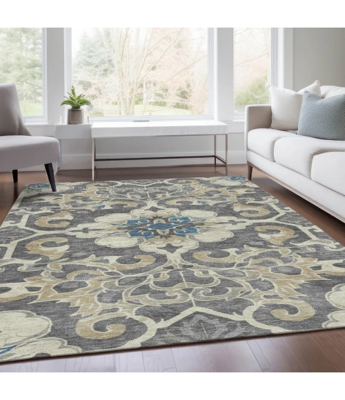Addison Rugs Chantille Brown ACN1947 9ft. x 12ft. Rect. Rug