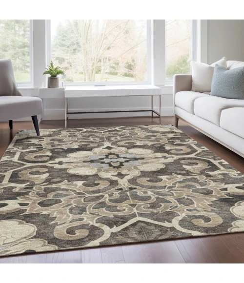 Addison Rugs Chantille Brown ACN1947 9ft. x 12ft. Rect. Rug