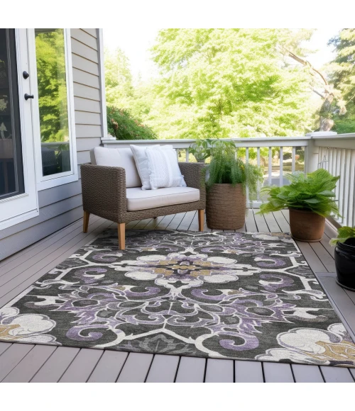 Addison Rugs Chantille Purple ACN1947 9ft. x 12ft. Rect. Rug