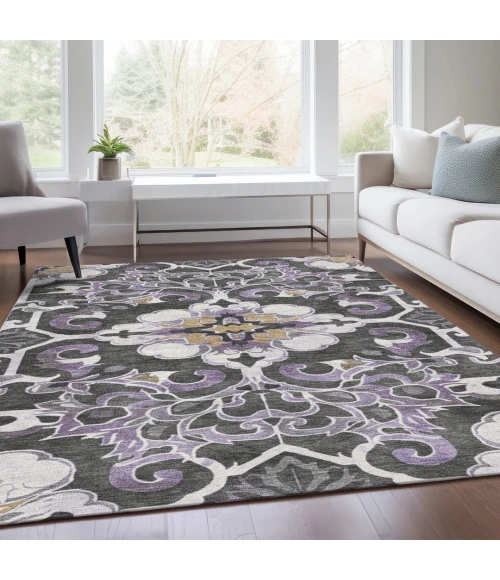 Addison Rugs Chantille Purple ACN1947 9ft. x 12ft. Rect. Rug