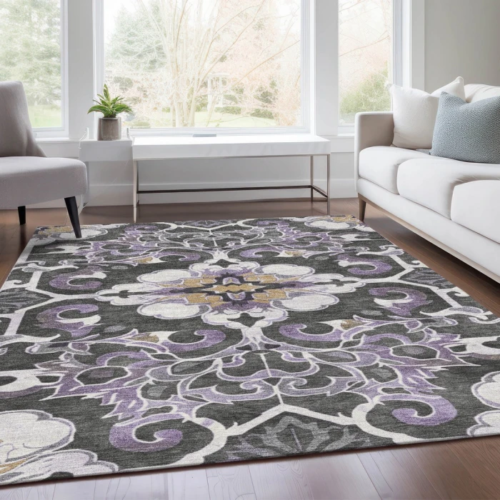 Addison Rugs Chantille Purple ACN1947 9ft. x 12ft. Rect. Rug