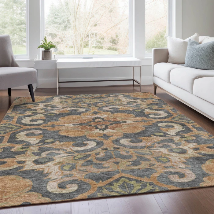Addison Rugs Chantille Orange ACN1947 5ft. x 7ft.6in. Rect. Rug