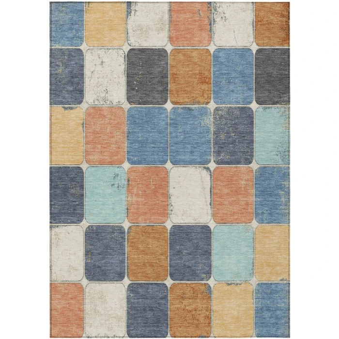 Addison Rugs Chantille Orange ACN1948 9ft. x 12ft. Rect. Rug