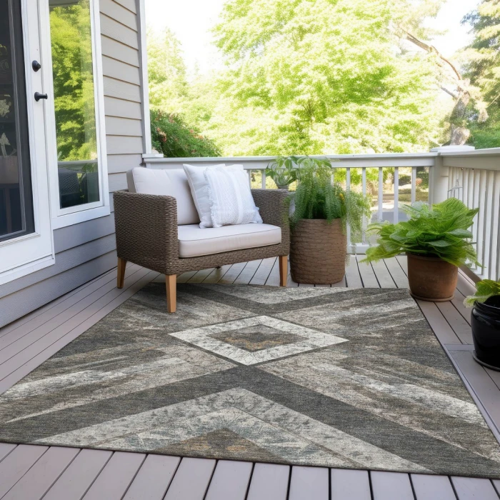 Addison Rugs Chantille Brown ACN1955 9ft. x 12ft. Rect. Rug