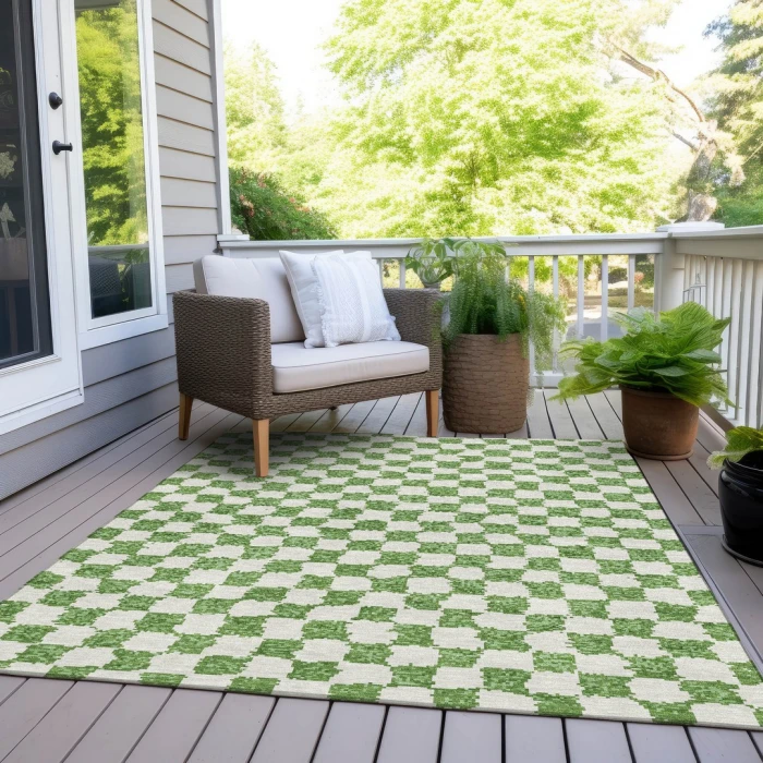 Addison Rugs Chantille Green ACN1958 8ft. x 10ft. Rect. Rug