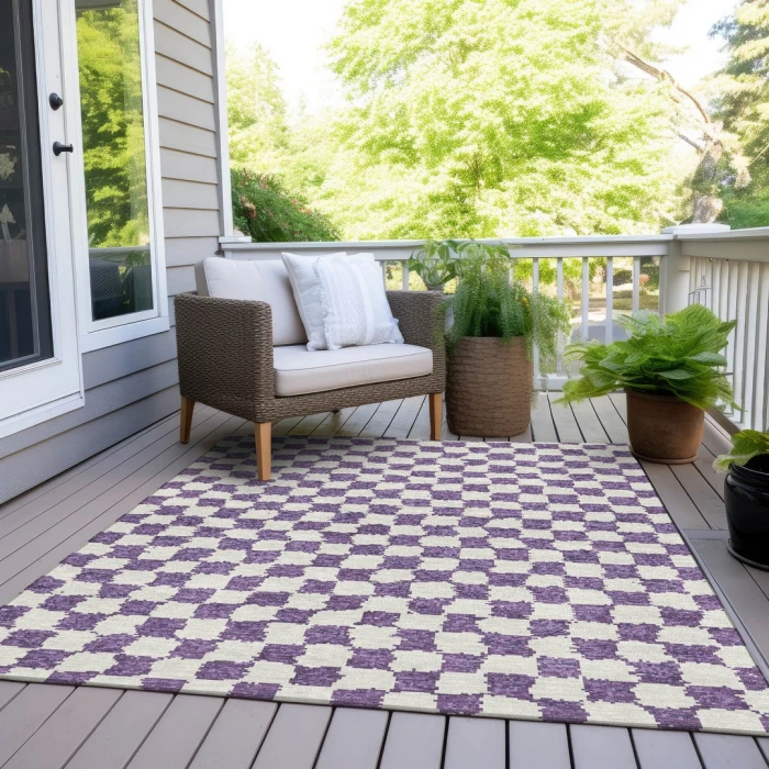 Addison Rugs Chantille Purple ACN1958 5ft. x 7ft.6in. Rect. Rug