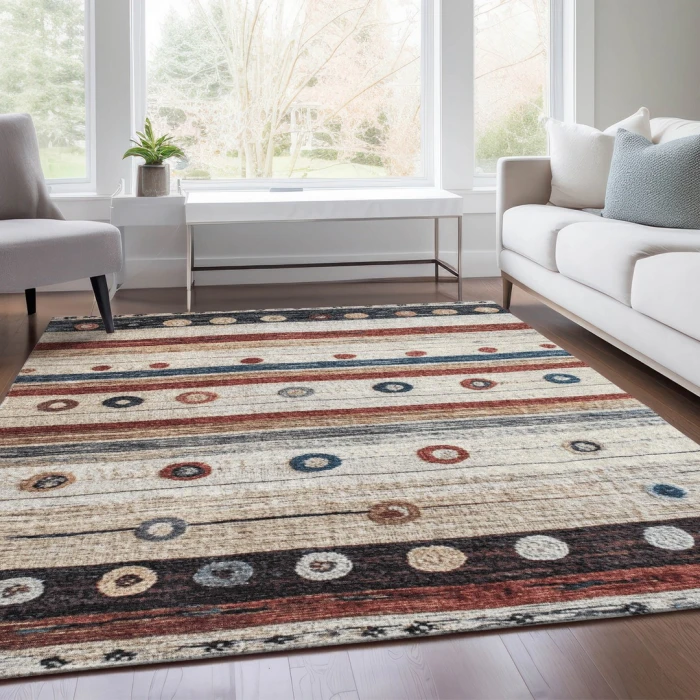 Addison Rugs Chantille Brown ACN1964 5ft. x 7ft.6in. Rect. Rug