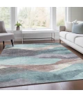 Addison Rugs Chantille Teal ACN1966 9ft. x 12ft. Rect. Rug