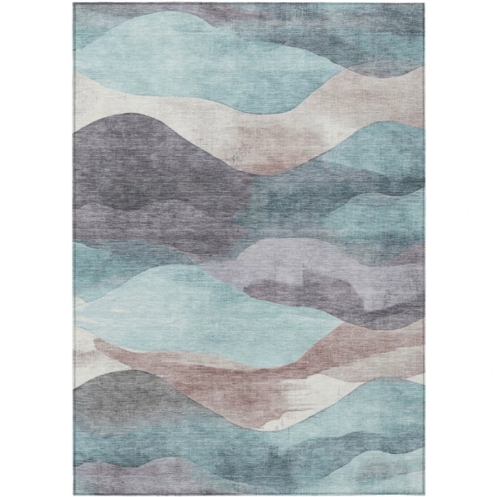 Addison Rugs Chantille Teal ACN1966 9ft. x 12ft. Rect. Rug