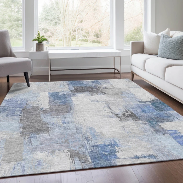 Addison Rugs Chantille Blue ACN1967 5ft. x 7ft.6in. Rect. Rug