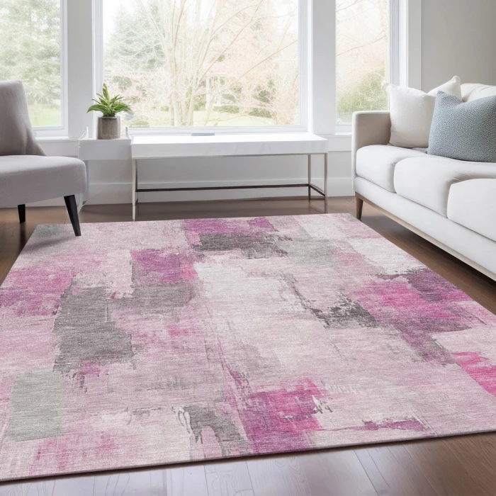 Addison Rugs Chantille Pink ACN1967 9ft. x 12ft. Rect. Rug