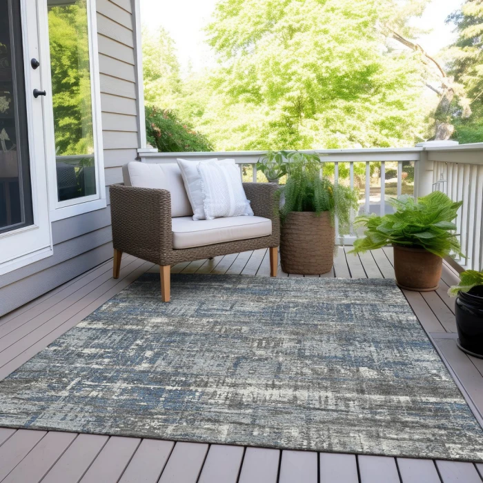 Addison Rugs Chantille Blue ACN1969 8ft. x 10ft. Rect. Rug