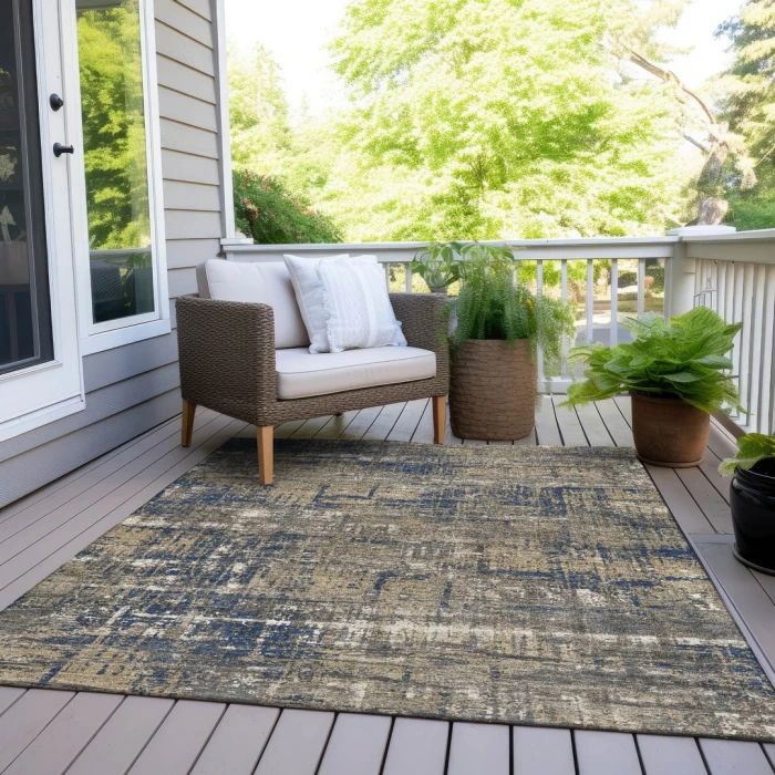 Addison Rugs Chantille Blue ACN1969 8ft. x 10ft. Rect. Rug