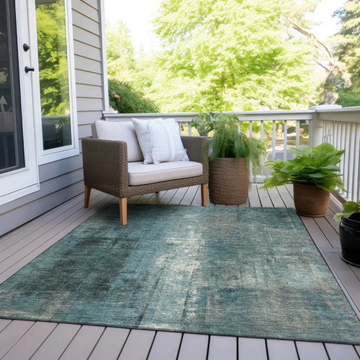 Addison Rugs Chantille Teal ACN1980 5ft. x 7ft.6in. Rect. Rug