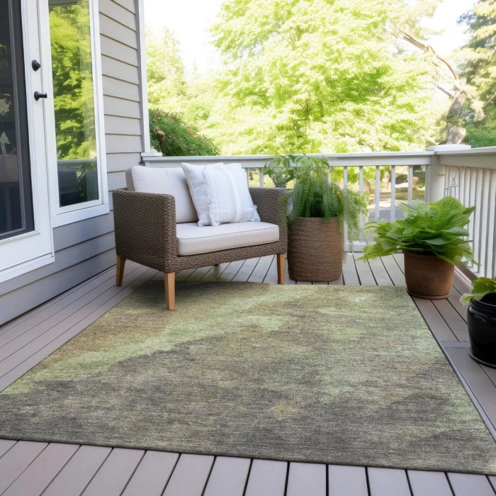 Addison Rugs Chantille Green ACN1983 8ft. x 10ft. Rect. Rug