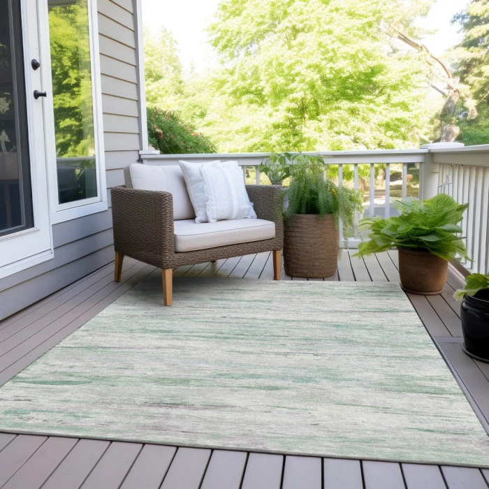 Addison Rugs Chantille Green ACN1985 8ft. x 10ft. Rect. Rug