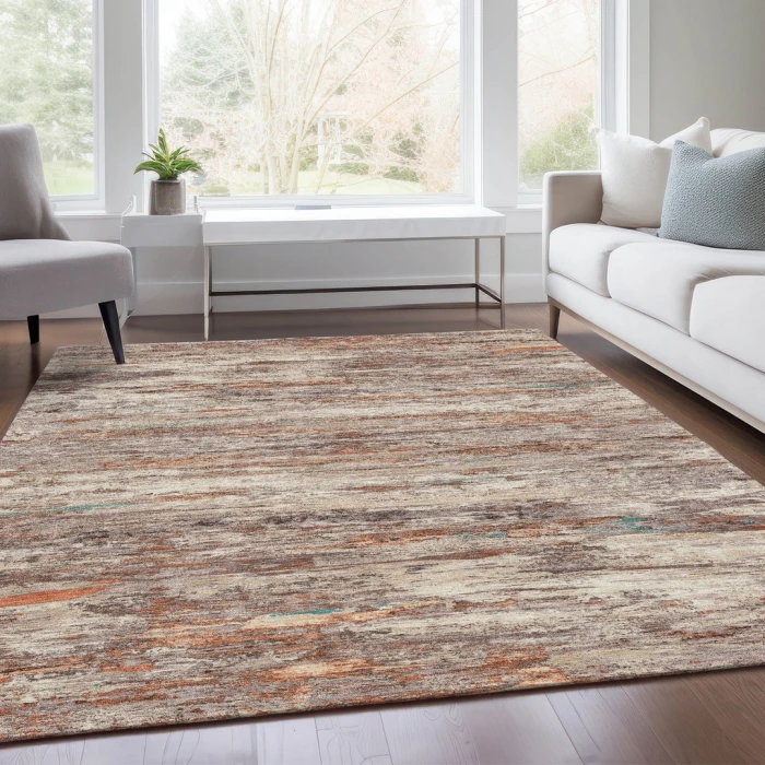 Addison Rugs Chantille Orange ACN1985 8ft. x 10ft. Rect. Rug