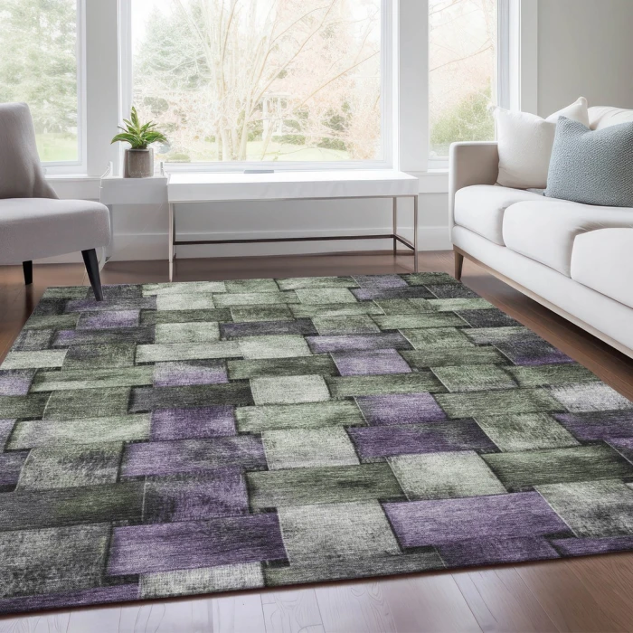 Addison Rugs Chantille Green ACN1988 8ft. x 10ft. Rect. Rug