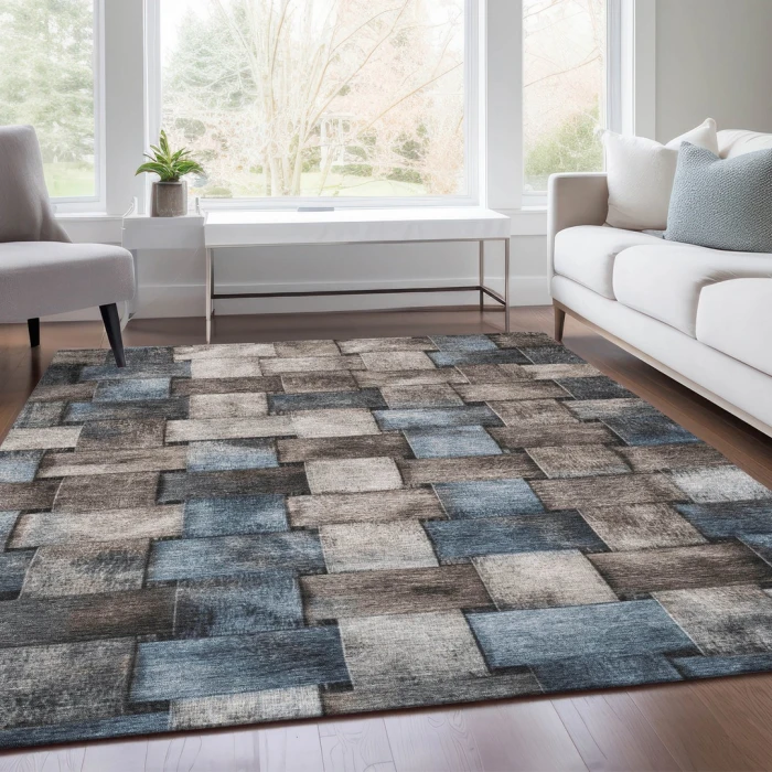 Addison Rugs Chantille Brown ACN1988 5ft. x 7ft.6in. Rect. Rug