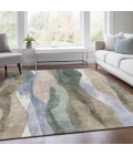 Addison Rugs Chantille Brown ACN1989 9ft. x 12ft. Rect. Rug