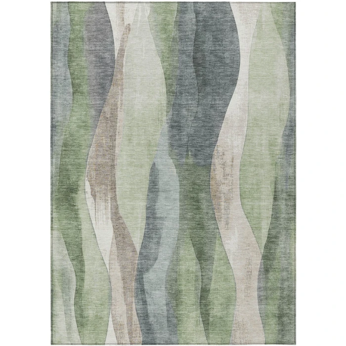 Addison Rugs Chantille Green ACN1989 5ft. x 7ft.6in. Rect. Rug