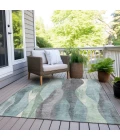 Addison Rugs Chantille Teal ACN1989 8ft. x 10ft. Rect. Rug