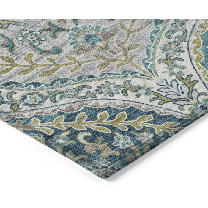 Addison Rugs Chantille Teal ACN1990 9ft. x 12ft. Rect. Rug