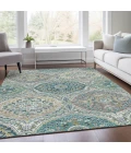 Addison Rugs Chantille Teal ACN1990 9ft. x 12ft. Rect. Rug