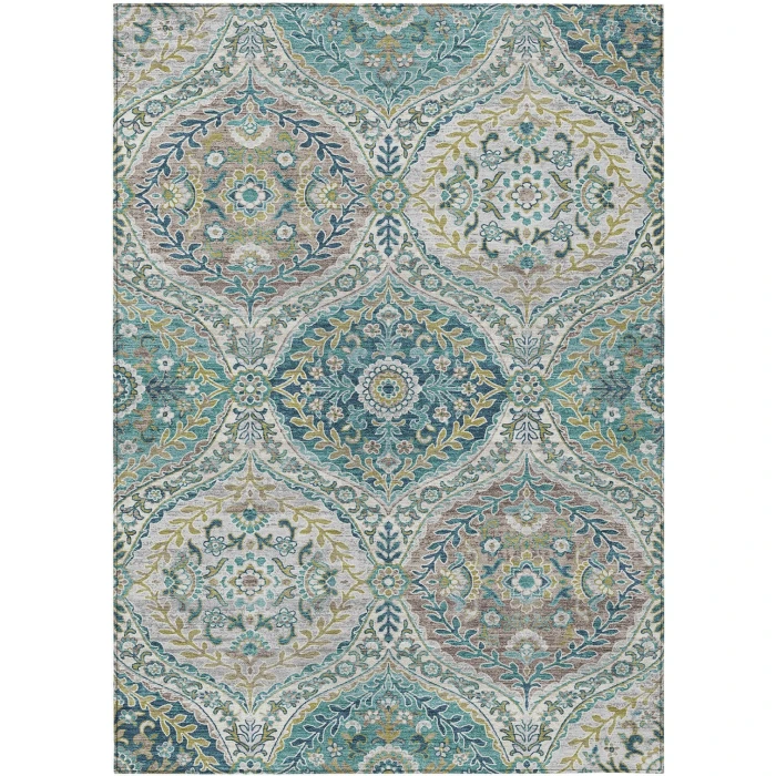 Addison Rugs Chantille Teal ACN1990 9ft. x 12ft. Rect. Rug