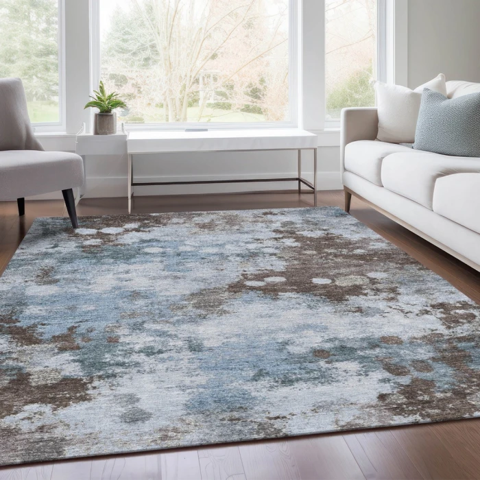 Addison Rugs Chantille Blue ACN1992 8ft. x 10ft. Rect. Rug