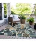 Addison Rugs Chantille Teal ACN1993 9ft. x 12ft. Rect. Rug