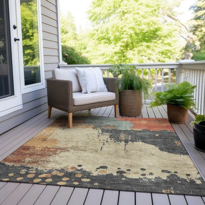 Addison Rugs Chantille Orange ACN1994 5ft. x 7ft.6in. Rect. Rug
