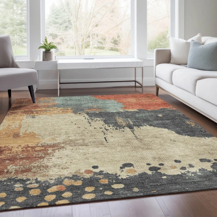 Addison Rugs Chantille Orange ACN1994 5ft. x 7ft.6in. Rect. Rug