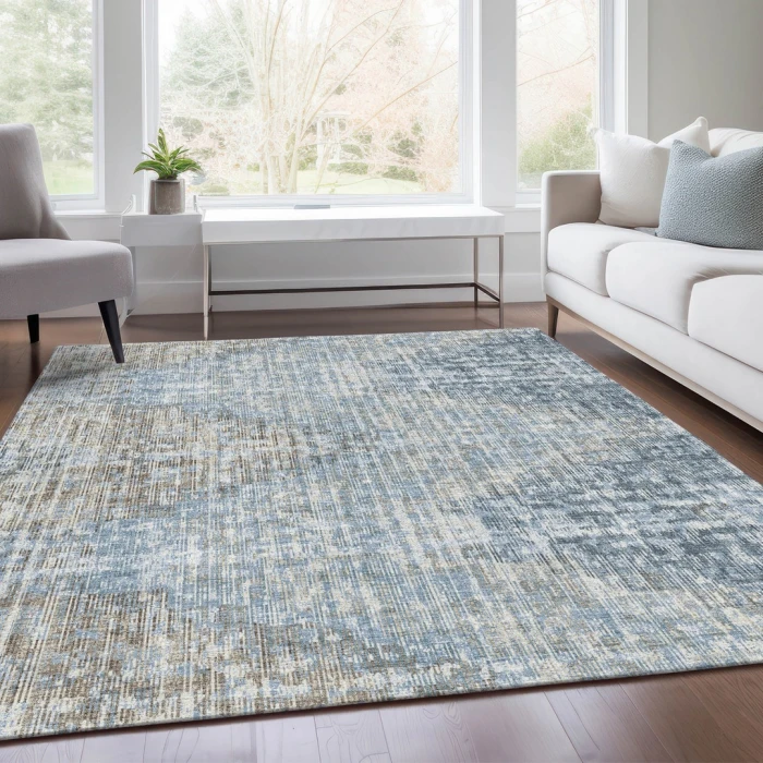 Addison Rugs Chantille Blue ACN1996 8ft. x 10ft. Rect. Rug